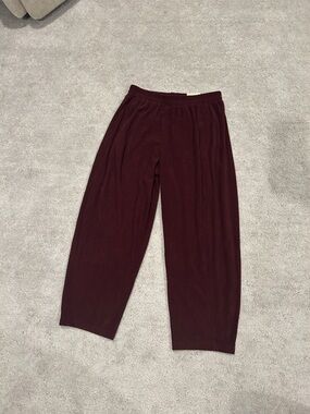 NWT Max Studio London Barrel Leg Trousers size large